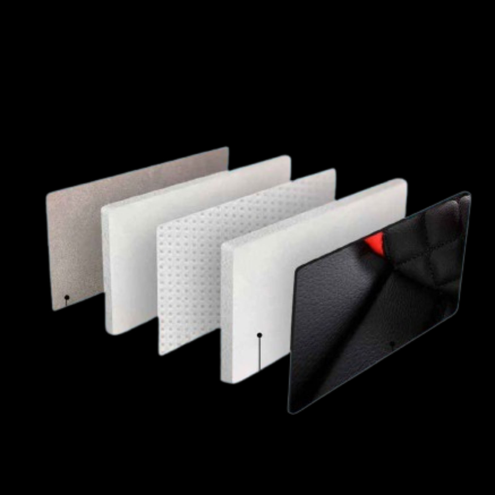 Red and black car seat cover