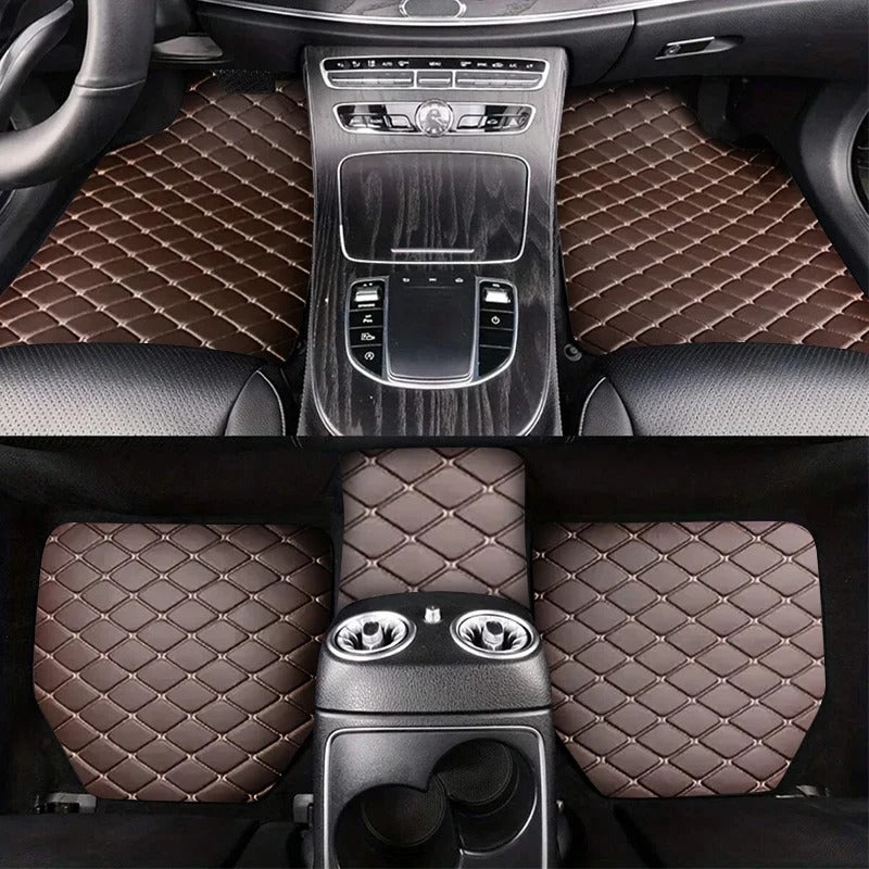 brown rug set